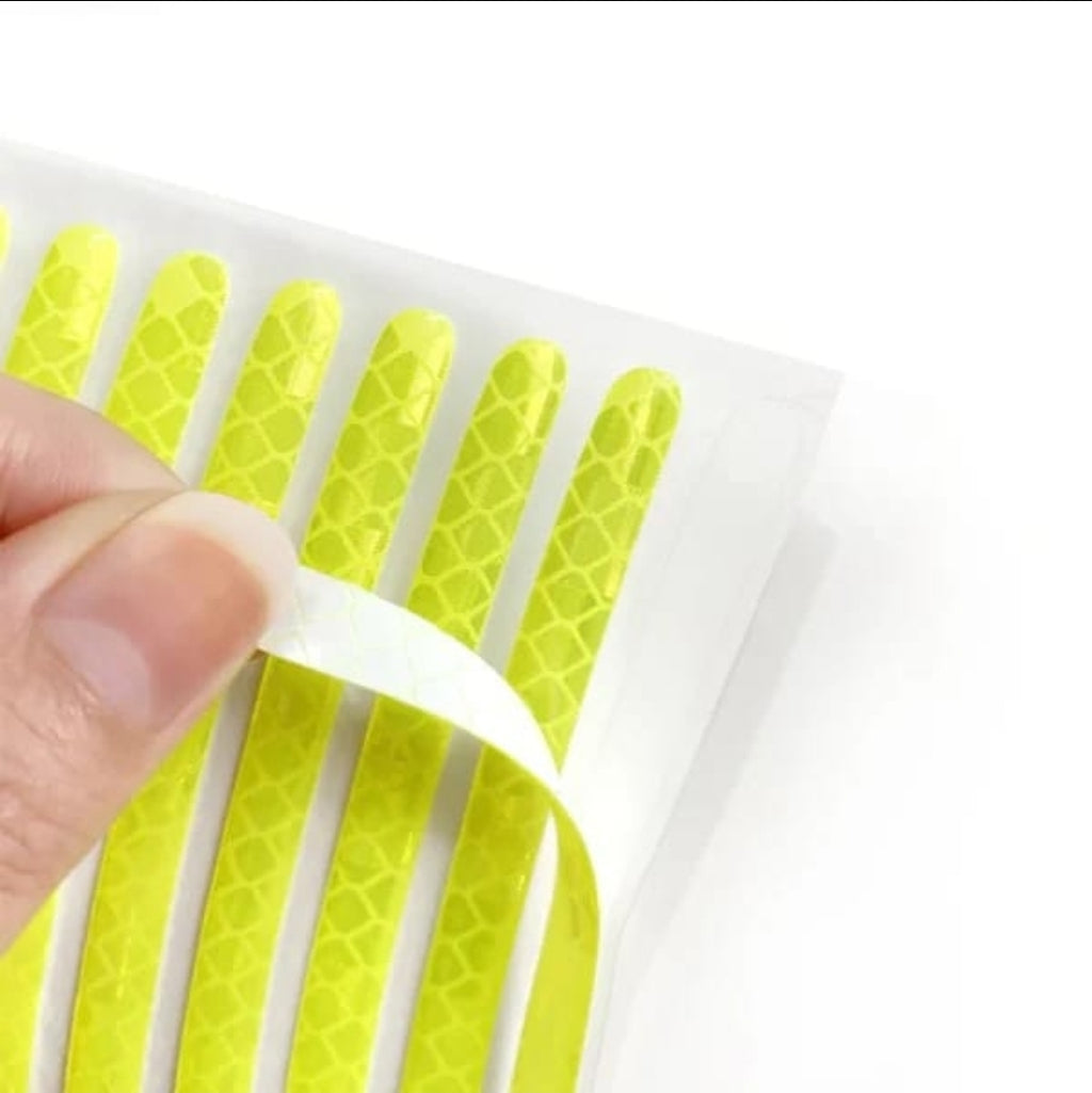 Wheel Center Reflective Stickers Stripe | Wheel Hub Sticker For Car, Bicycle, Motorcycle | Car Warning Sticker 20pcs