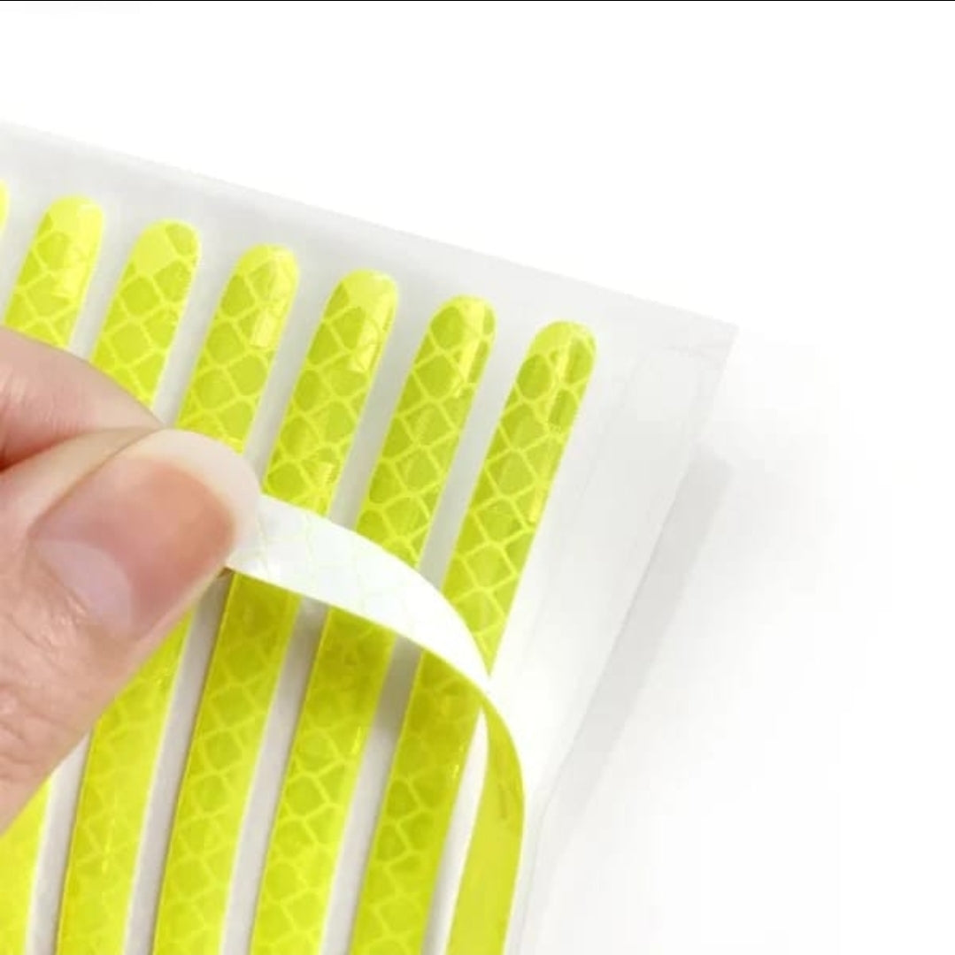 Wheel Center Reflective Stickers Stripe | Wheel Hub Sticker For Car, Bicycle, Motorcycle | Car Warning Sticker 20pcs