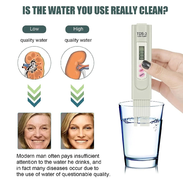 جهاز اختبار جودة الماء (TDS Meter)