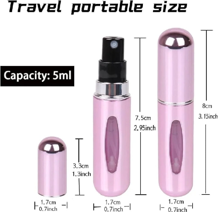 زجاجة عطر صغيرة محمولة