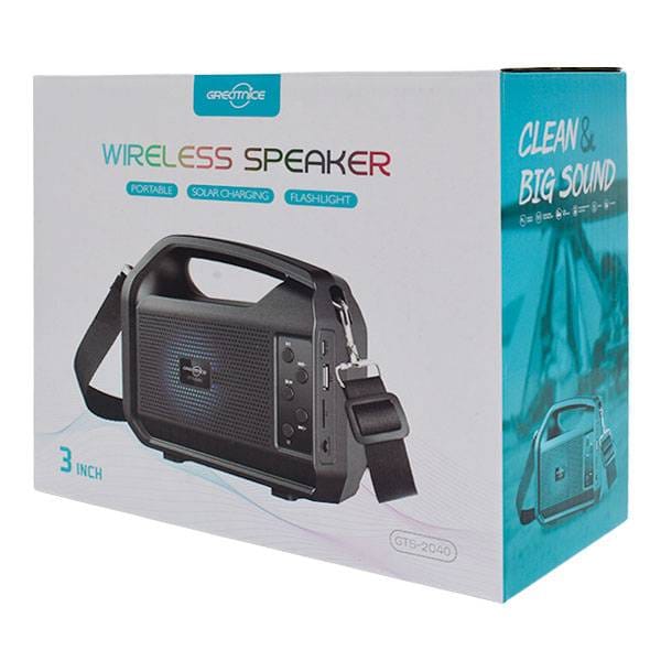 Wireless speakers torchlight with solar