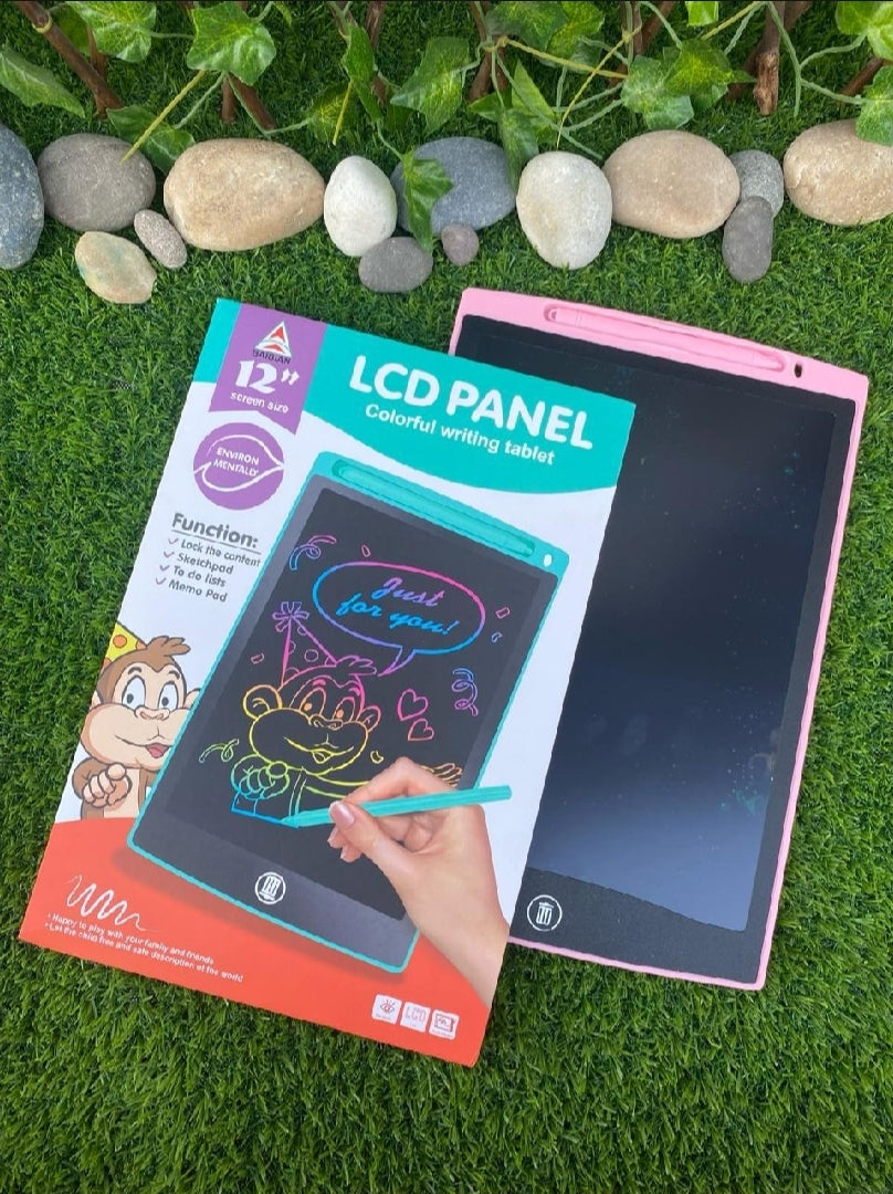 جهاز لوحي للكتابة بشاشة LCD للأطفال 12 بوصة