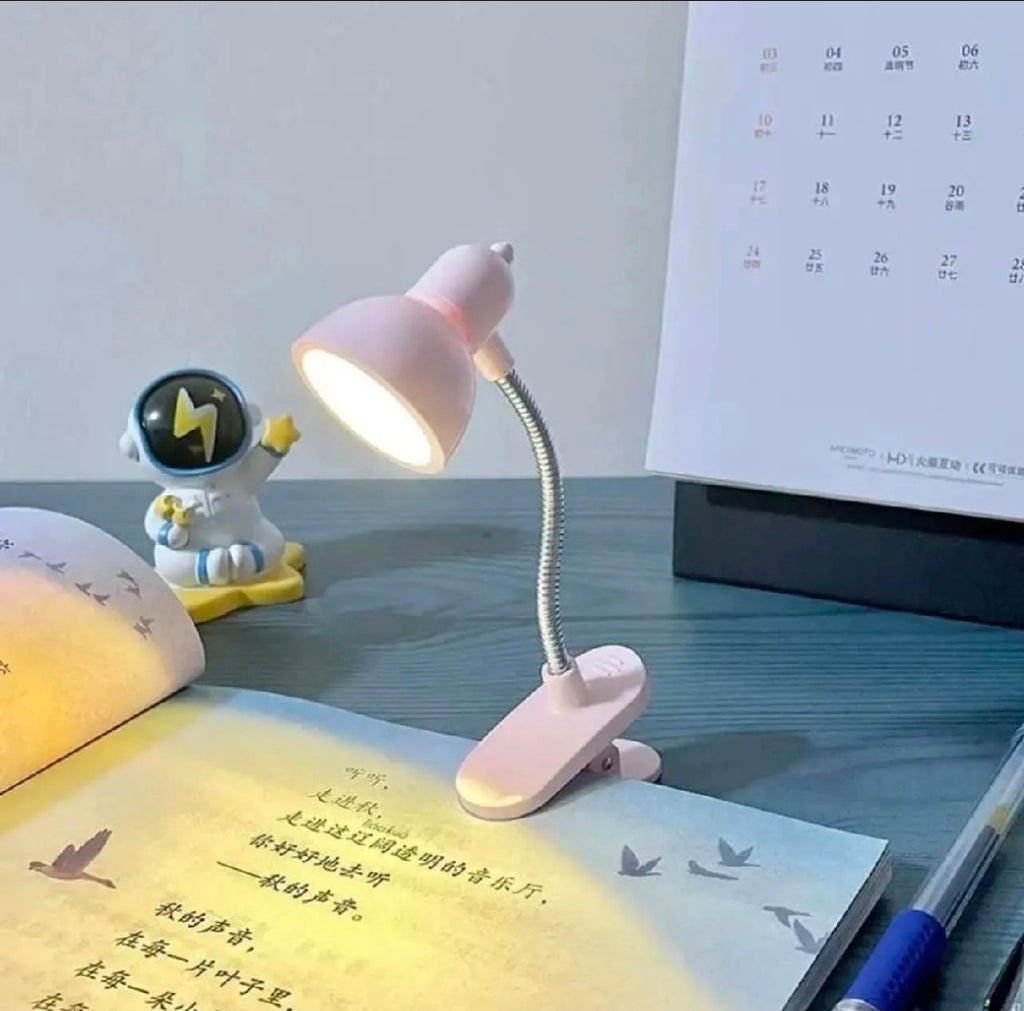 Mini Cute Fancy Book Clip Lamp