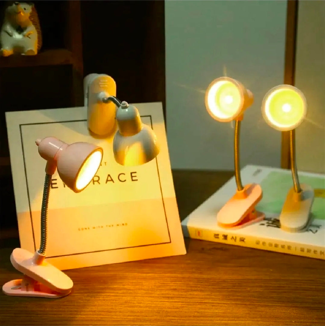 Mini Cute Fancy Book Clip Lamp