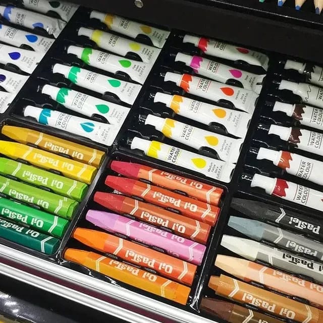 145Pcs Premium Kids Painting Kit Briefcase