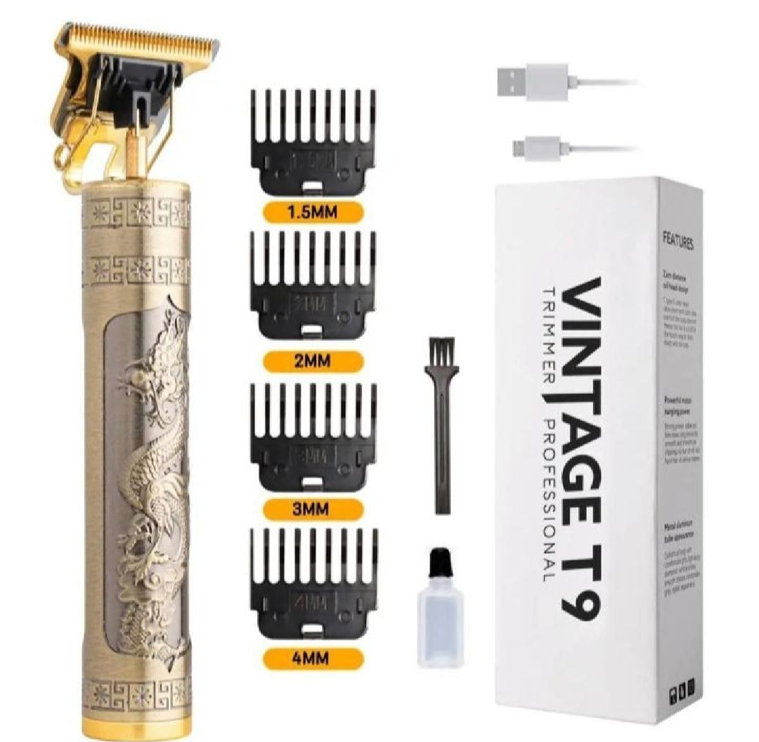 T9 Professional Cordless Hair Trimmer - Rechargeable Beard Clipper
