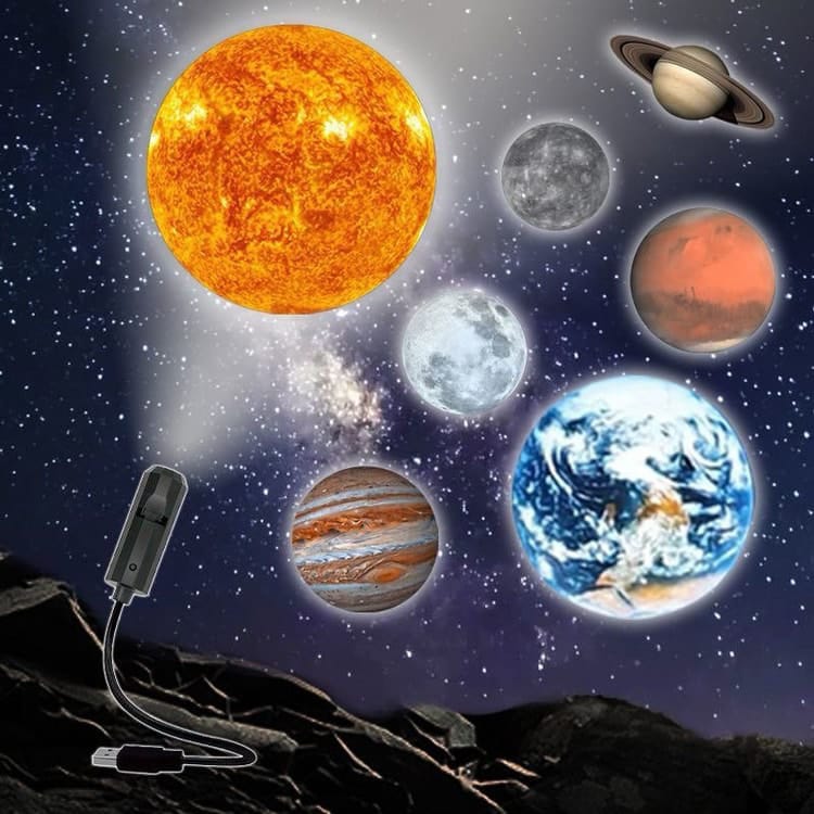 PLANET GALAXY PROJECTOR WITH 6 LENS