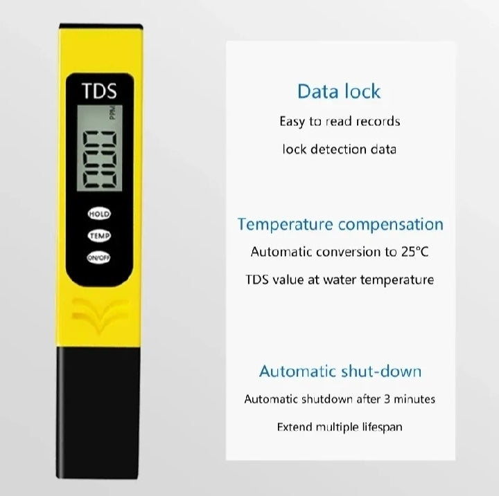 جهاز اختبار جودة الماء (TDS Meter)