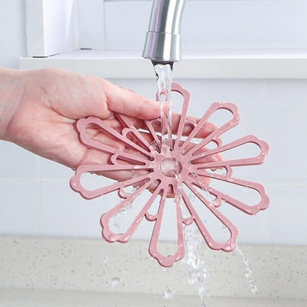 Silicone Pot Mat, Heat Insulation Mat, Simple Tableware Mat, Pot Holder - Random Color & Design